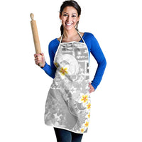 Tonga Christmas Apron Kilisimasi Fiefia Retro Style White LT05 - Polynesian Pride