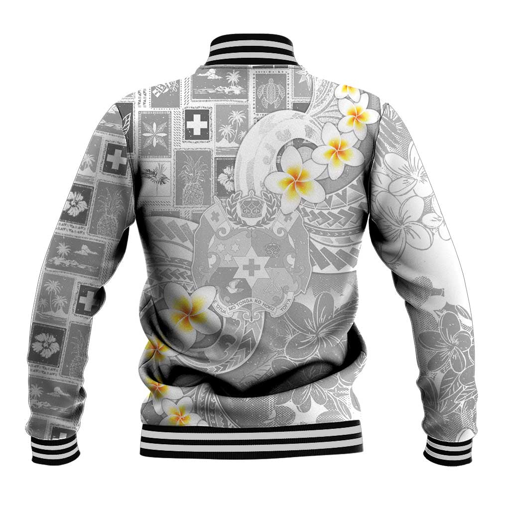 Tonga Christmas Baseball Jacket Kilisimasi Fiefia Retro Style White LT05 - Polynesian Pride