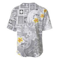 Tonga Christmas Baseball Jersey Kilisimasi Fiefia Retro Style White LT05 - Polynesian Pride