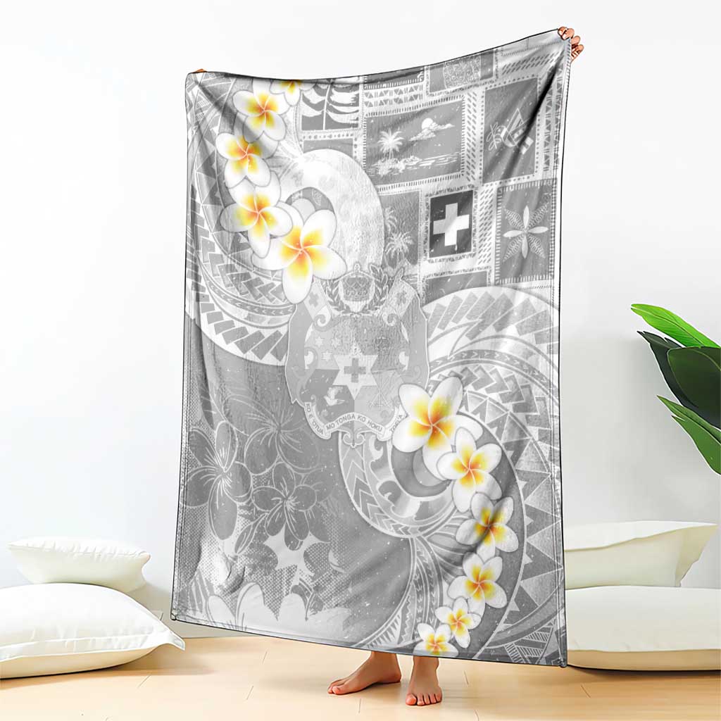 Tonga Christmas Blanket Kilisimasi Fiefia Retro Style White LT05 - Polynesian Pride