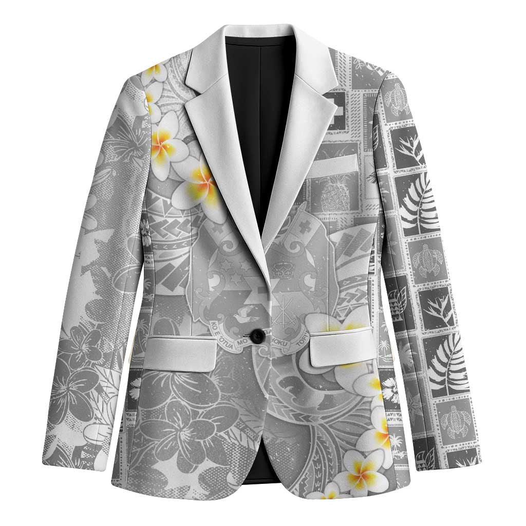 Tonga Christmas Blazer Kilisimasi Fiefia Retro Style White LT05 Unisex White - Polynesian Pride