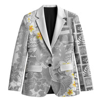 Tonga Christmas Blazer Kilisimasi Fiefia Retro Style White LT05 Unisex White - Polynesian Pride