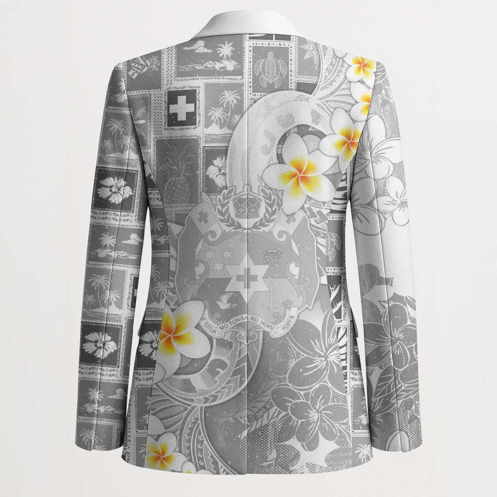 Tonga Christmas Blazer Kilisimasi Fiefia Retro Style White LT05 - Polynesian Pride