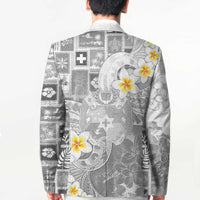 Tonga Christmas Blazer Kilisimasi Fiefia Retro Style White LT05 - Polynesian Pride
