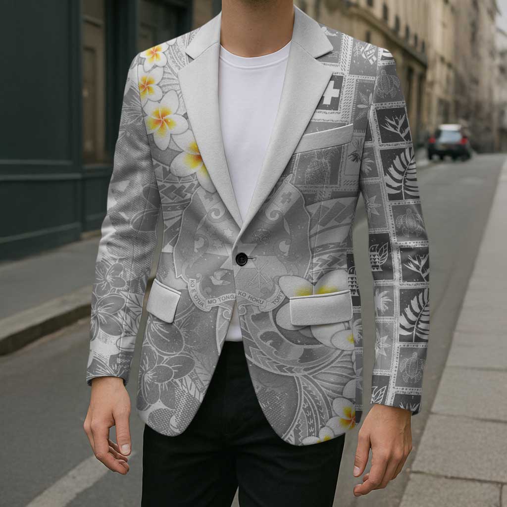 Tonga Christmas Blazer Kilisimasi Fiefia Retro Style White LT05 - Polynesian Pride