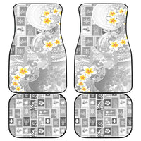 Tonga Christmas Car Mats Kilisimasi Fiefia Retro Style White LT05 - Polynesian Pride