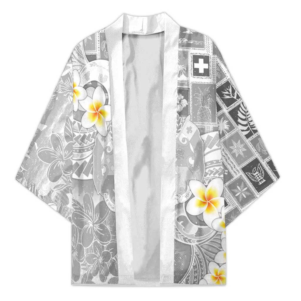Tonga Christmas Kimono Kilisimasi Fiefia Retro Style White LT05 Unisex White - Polynesian Pride