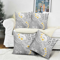 Tonga Christmas Pillow Cover Kilisimasi Fiefia Retro Style White LT05 - Polynesian Pride