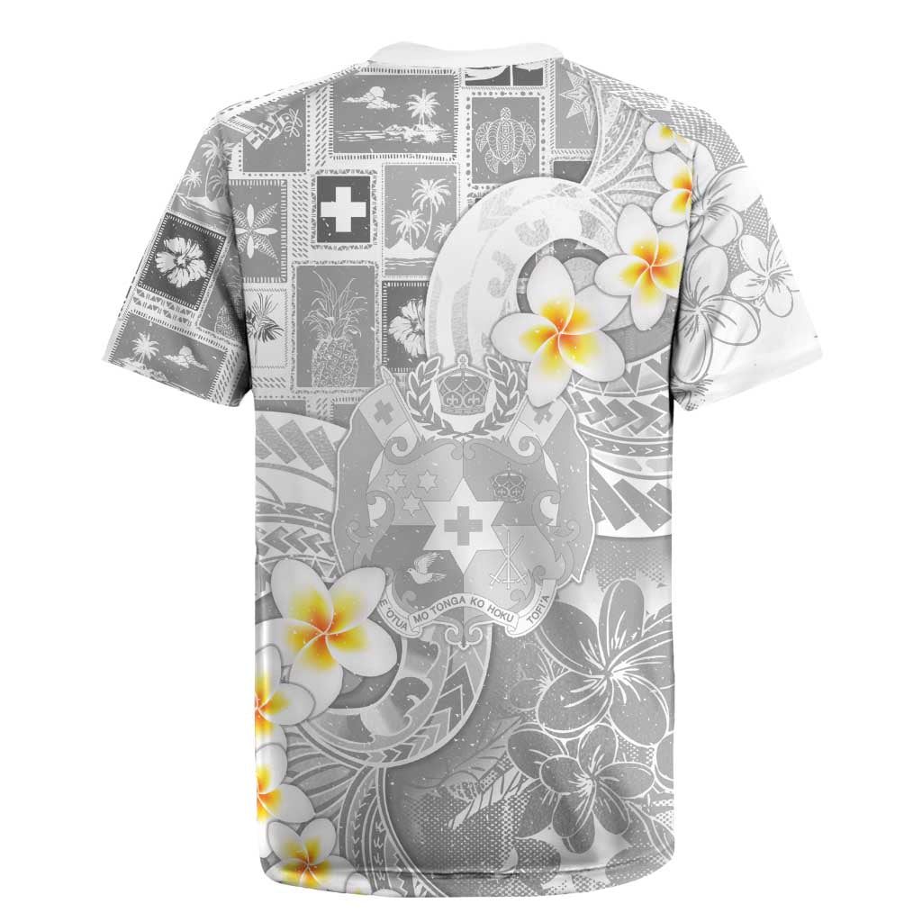 Tonga Christmas Rugby Jersey Kilisimasi Fiefia Retro Style White LT05 - Polynesian Pride