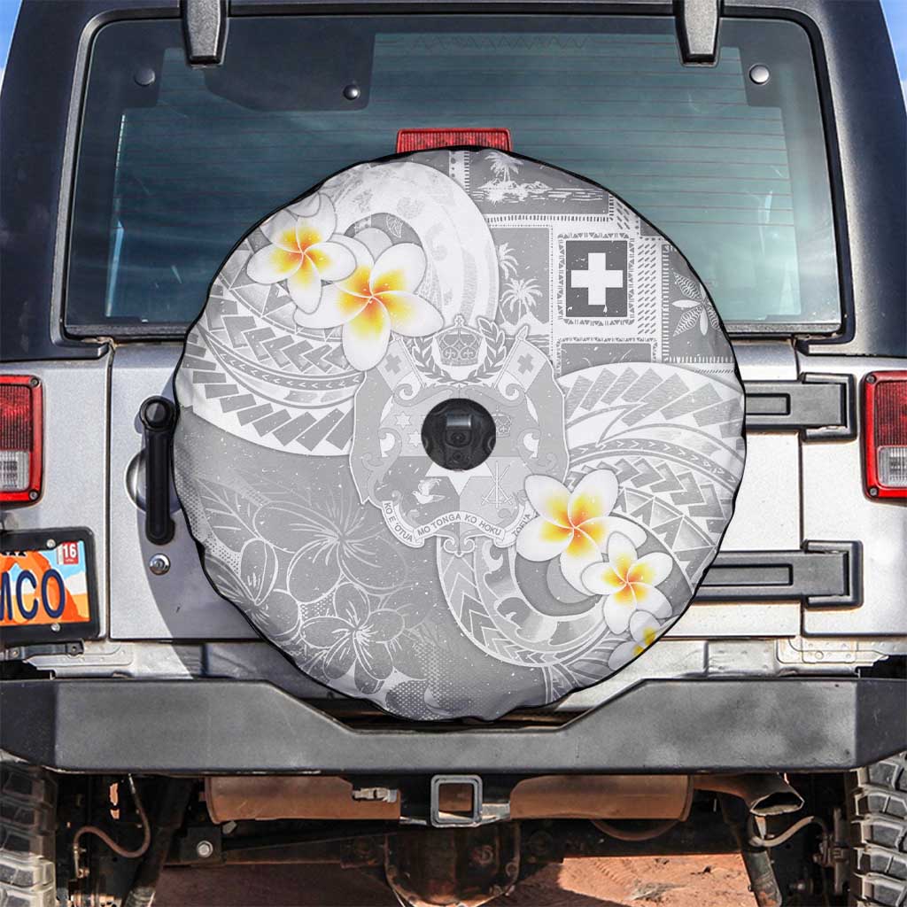 Tonga Christmas Spare Tire Cover Kilisimasi Fiefia Retro Style White LT05 White - Polynesian Pride