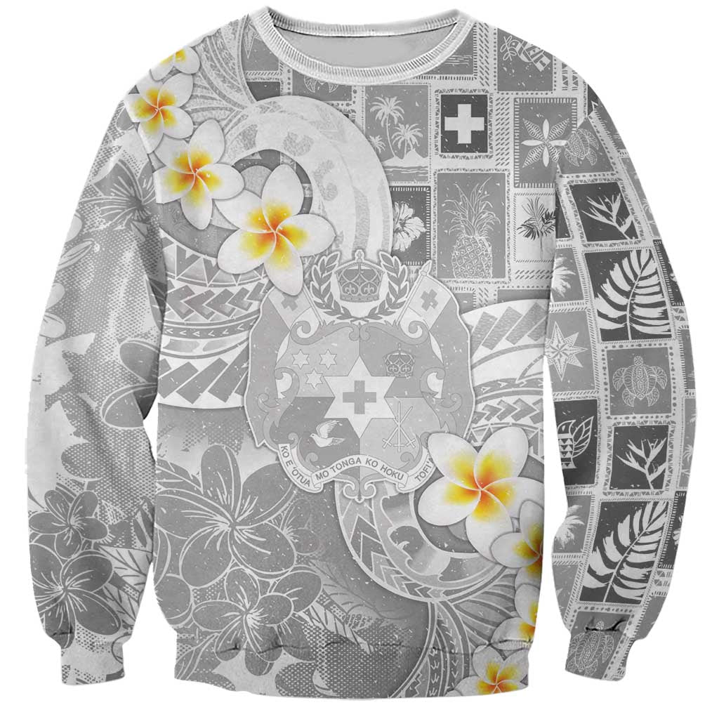 Tonga Christmas Sweatshirt Kilisimasi Fiefia Retro Style White LT05 Unisex White - Polynesian Pride