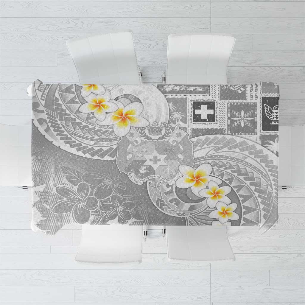 Tonga Christmas Tablecloth Kilisimasi Fiefia Retro Style White LT05 White - Polynesian Pride