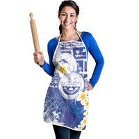 Federated States Of Micronesia Christmas Apron Retro Style Bright Version LT05 - Polynesian Pride