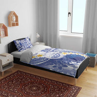 Federated States Of Micronesia Christmas Bedding Set Retro Style Bright Version LT05 - Polynesian Pride