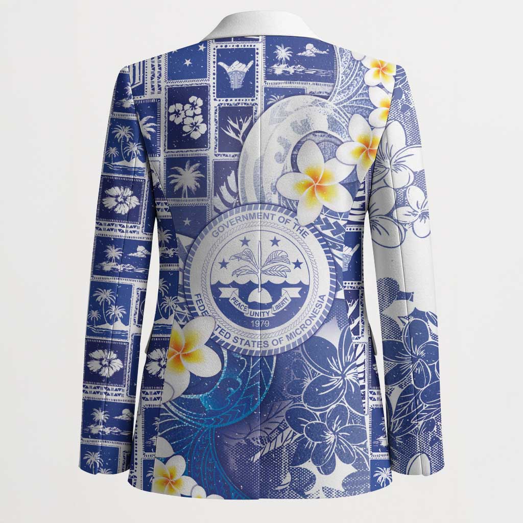 Federated States Of Micronesia Christmas Blazer Retro Style Bright Version LT05 - Polynesian Pride