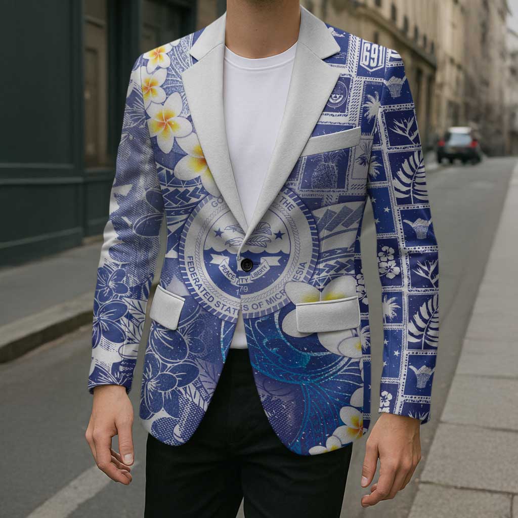 Federated States Of Micronesia Christmas Blazer Retro Style Bright Version LT05 - Polynesian Pride