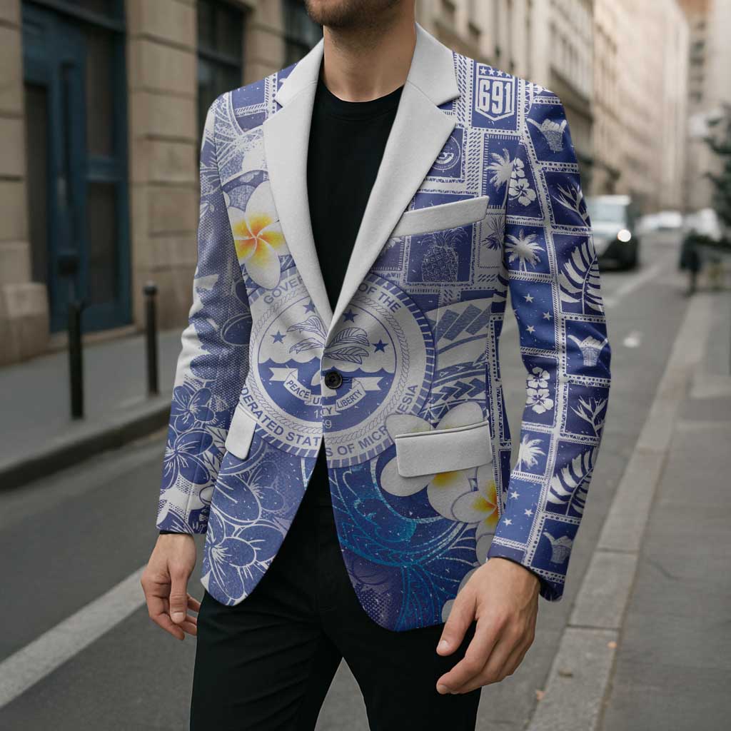 Federated States Of Micronesia Christmas Blazer Retro Style Bright Version LT05 - Polynesian Pride