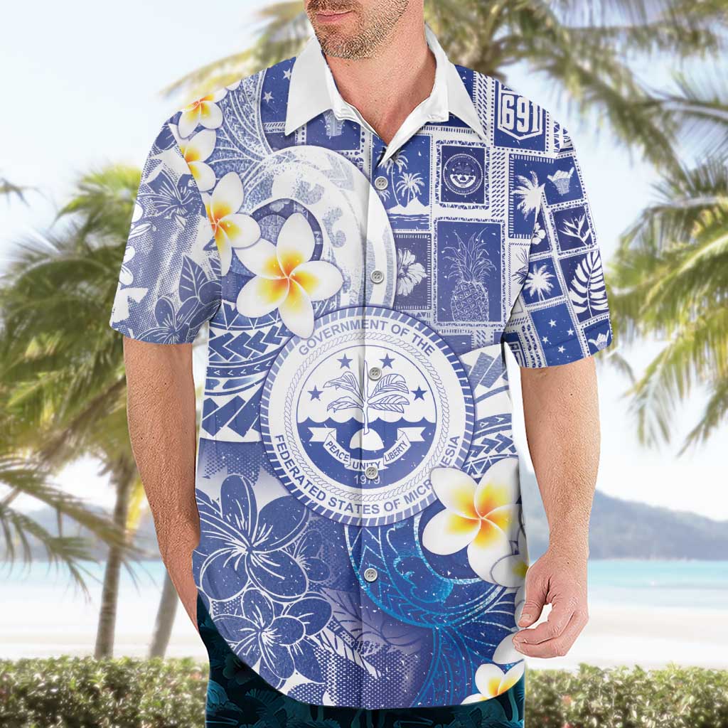 Federated States Of Micronesia Christmas Hawaiian Shirt Retro Style Bright Version LT05 - Polynesian Pride
