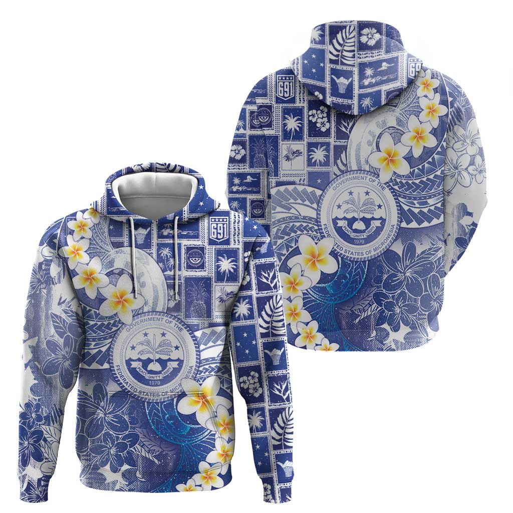 Federated States Of Micronesia Christmas Hoodie Retro Style Bright Version LT05 - Polynesian Pride