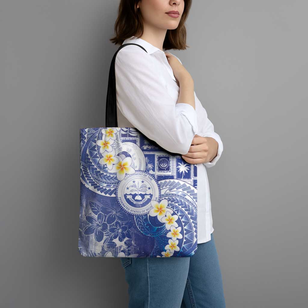 Federated States Of Micronesia Christmas Tote Bag Retro Style Bright Version LT05 - Polynesian Pride