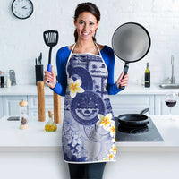 Federated States Of Micronesia Christmas Apron Retro Style Dark Version LT05 - Polynesian Pride