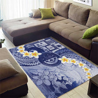 Federated States Of Micronesia Christmas Area Rug Retro Style Dark Version LT05 - Polynesian Pride