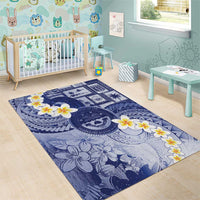 Federated States Of Micronesia Christmas Area Rug Retro Style Dark Version LT05 - Polynesian Pride