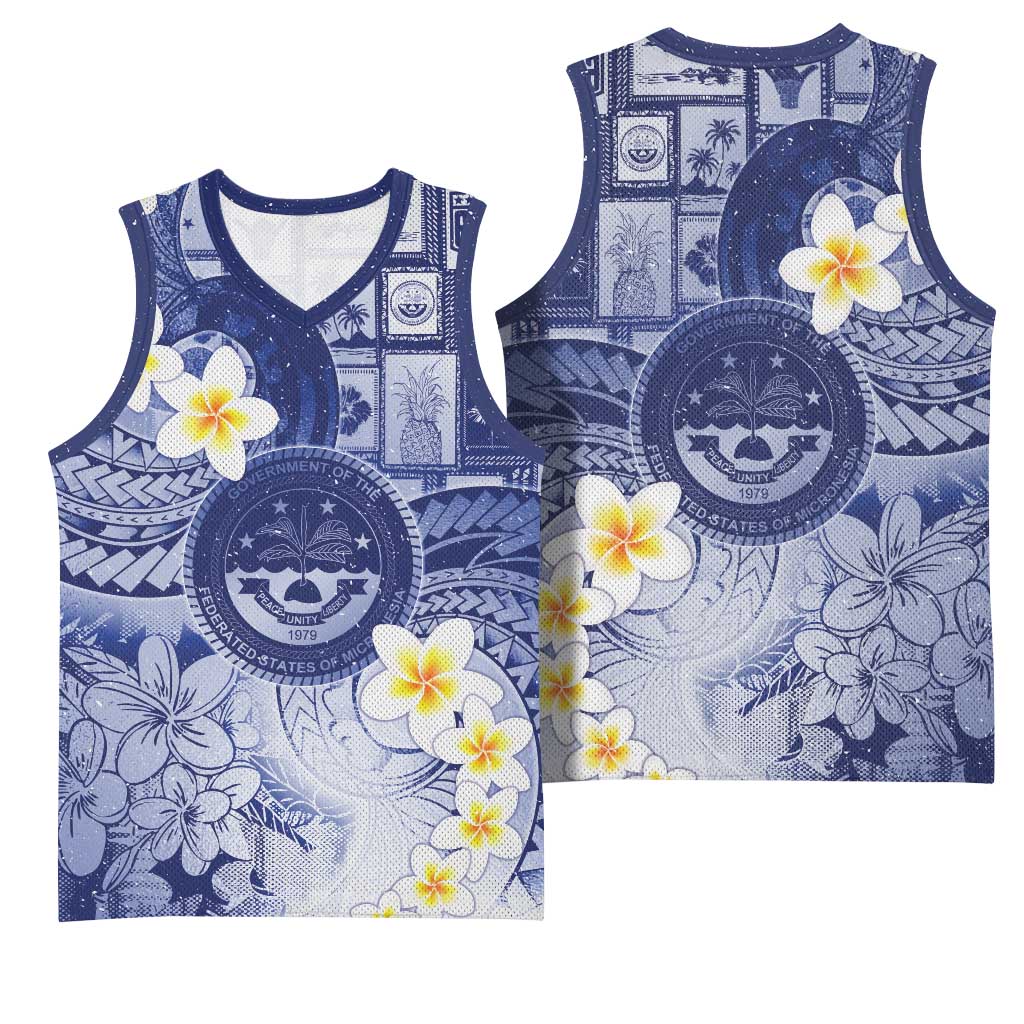Federated States Of Micronesia Christmas Basketball Jersey Retro Style Dark Version LT05 - Polynesian Pride