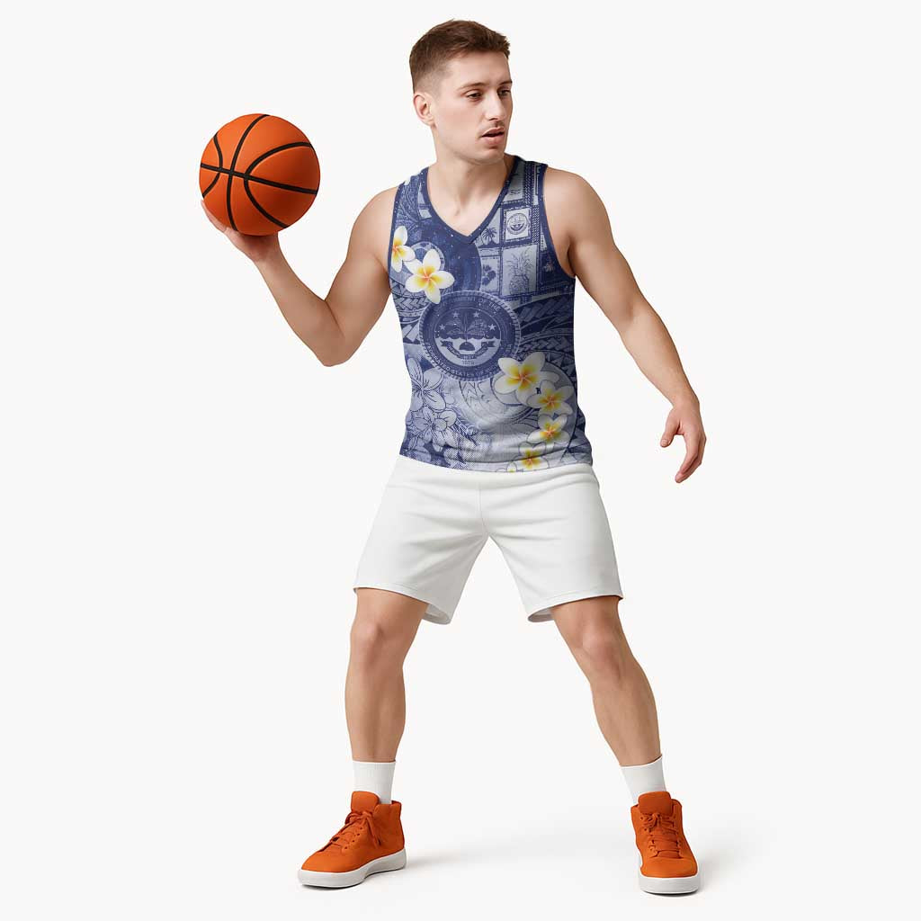 Federated States Of Micronesia Christmas Basketball Jersey Retro Style Dark Version LT05 - Polynesian Pride