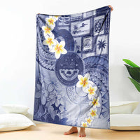 Federated States Of Micronesia Christmas Blanket Retro Style Dark Version LT05 - Polynesian Pride
