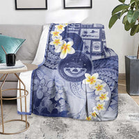 Federated States Of Micronesia Christmas Blanket Retro Style Dark Version LT05 - Polynesian Pride