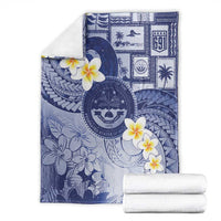 Federated States Of Micronesia Christmas Blanket Retro Style Dark Version LT05 - Polynesian Pride