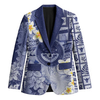 Federated States Of Micronesia Christmas Blazer Retro Style Dark Version LT05 Unisex Navy - Polynesian Pride