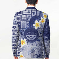 Federated States Of Micronesia Christmas Blazer Retro Style Dark Version LT05 - Polynesian Pride