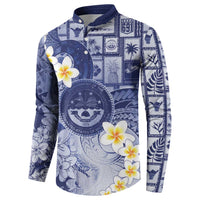 Federated States Of Micronesia Christmas Button Sweatshirt Retro Style Dark Version LT05 - Polynesian Pride