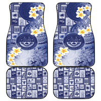 Federated States Of Micronesia Christmas Car Mats Retro Style Dark Version LT05 - Polynesian Pride