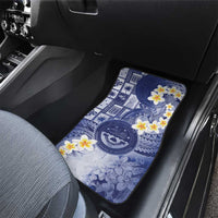 Federated States Of Micronesia Christmas Car Mats Retro Style Dark Version LT05 - Polynesian Pride
