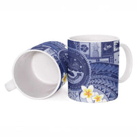 Federated States Of Micronesia Christmas Ceramic Mug Retro Style Dark Version LT05 - Polynesian Pride