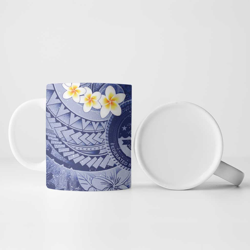 Federated States Of Micronesia Christmas Ceramic Mug Retro Style Dark Version LT05 - Polynesian Pride