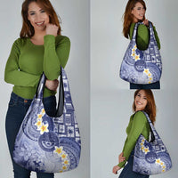 Federated States Of Micronesia Christmas Grocery Bag Retro Style Dark Version LT05 - Polynesian Pride