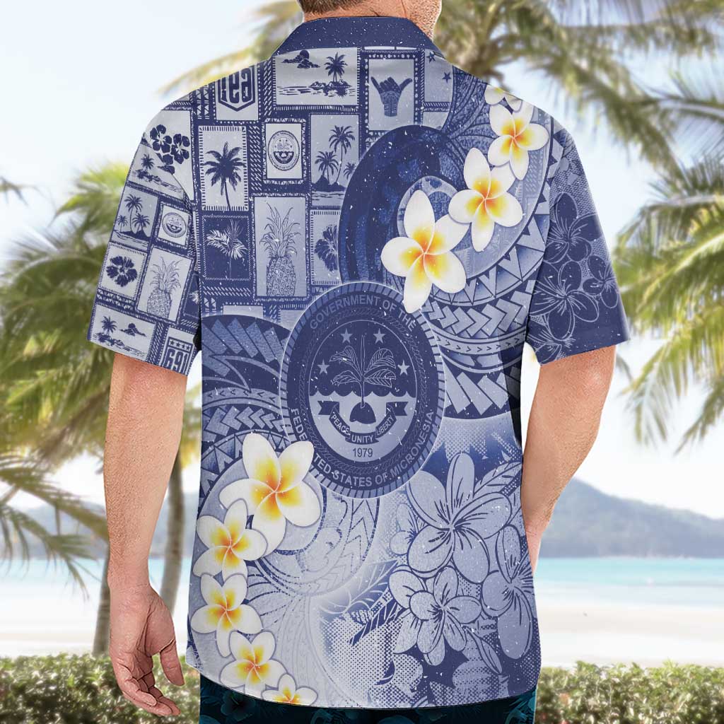 Federated States Of Micronesia Christmas Hawaiian Shirt Retro Style Dark Version LT05 - Polynesian Pride