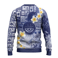 Federated States Of Micronesia Christmas Ugly Christmas Sweater Retro Style Dark Version LT05 - Polynesian Pride