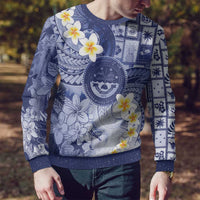 Federated States Of Micronesia Christmas Ugly Christmas Sweater Retro Style Dark Version LT05 - Polynesian Pride