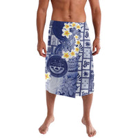 Federated States Of Micronesia Christmas Lavalava Retro Style Dark Version LT05 Navy - Polynesian Pride