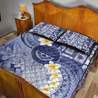 Federated States Of Micronesia Christmas Quilt Bed Set Retro Style Dark Version LT05 - Polynesian Pride