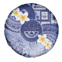 Federated States Of Micronesia Christmas Spare Tire Cover Retro Style Dark Version LT05 - Polynesian Pride