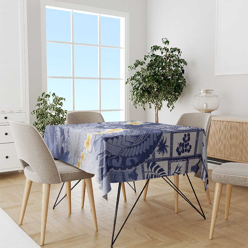 Federated States Of Micronesia Christmas Tablecloth Retro Style Dark Version LT05 - Polynesian Pride