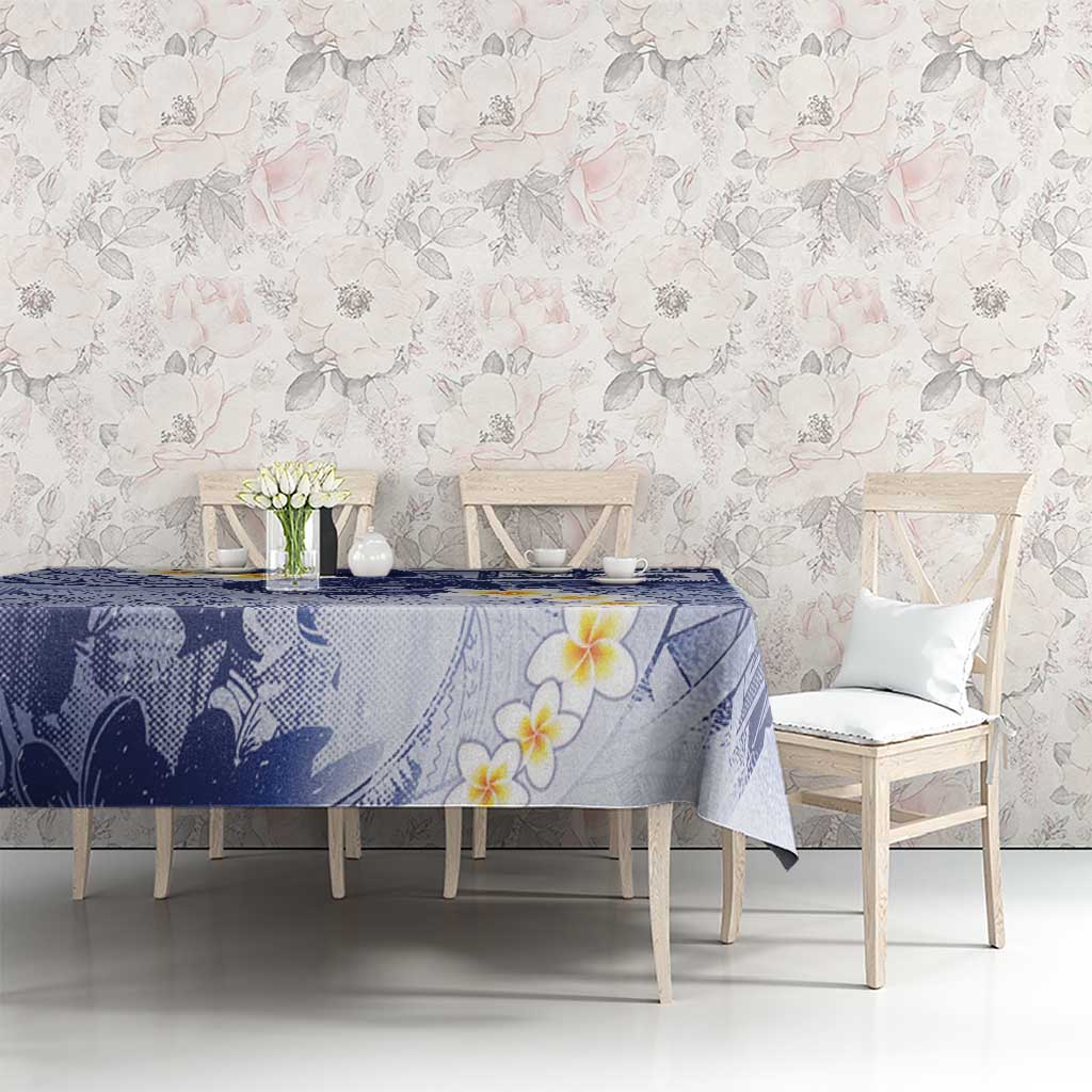 Federated States Of Micronesia Christmas Tablecloth Retro Style Dark Version LT05 - Polynesian Pride