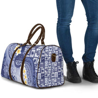 Federated States Of Micronesia Christmas Travel Bag Retro Style Dark Version LT05 - Polynesian Pride