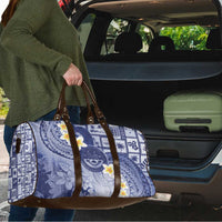 Federated States Of Micronesia Christmas Travel Bag Retro Style Dark Version LT05 - Polynesian Pride